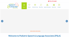Desktop Screenshot of pediatricspeechnj.net